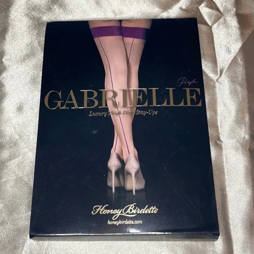 ISO Honey Birdette Gabrielle Orchid Stockings Large